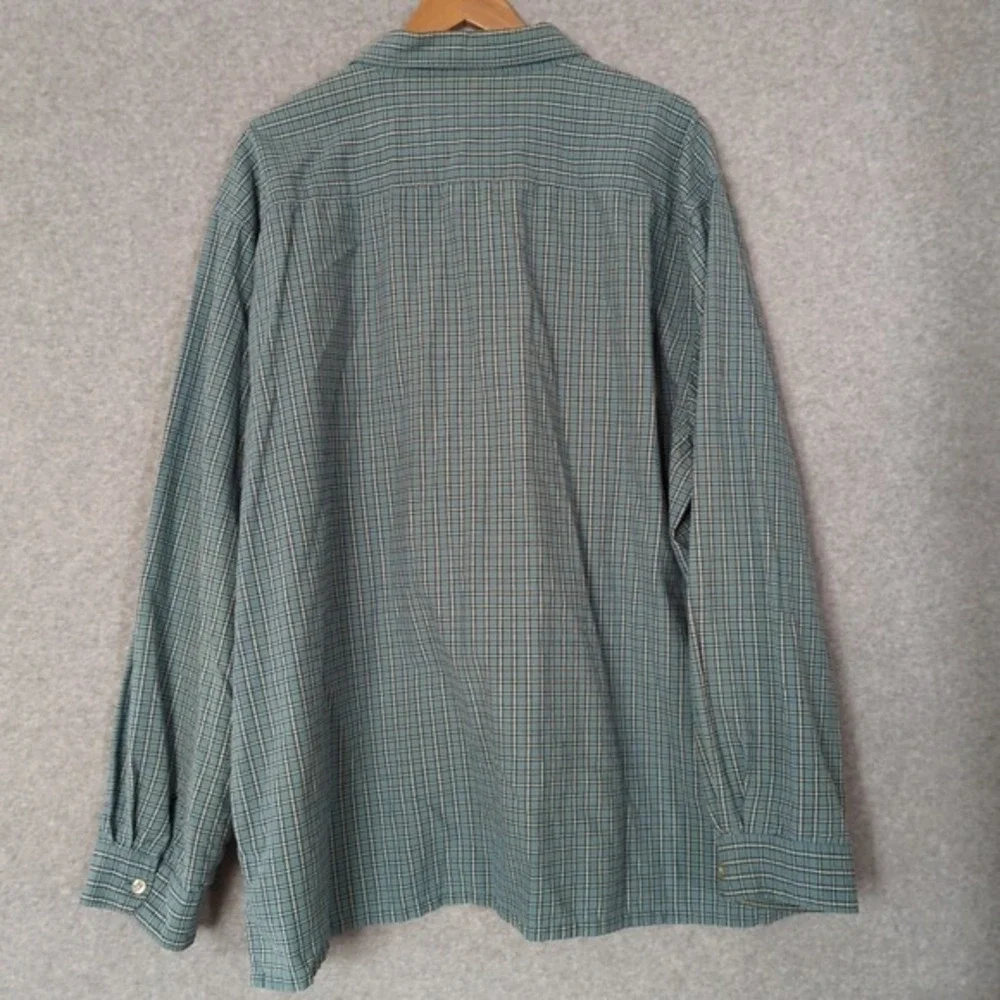 VTG Polo Jeans Co Ralph Lauren Flannel Shirt Size XXL Green‎ Plaid Oversized Y2K